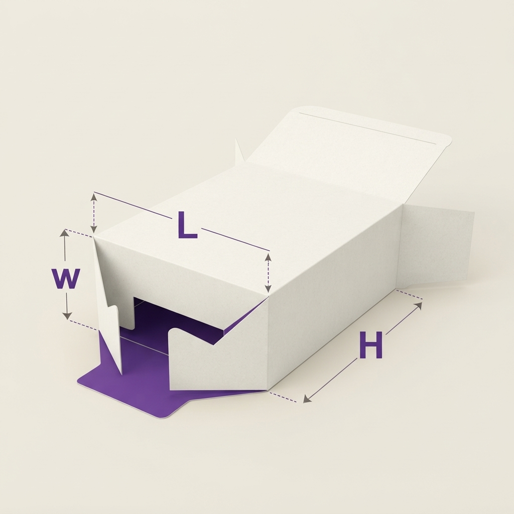 1-2-3 Bottom Box Custom Printed Packaging by MX Packaging